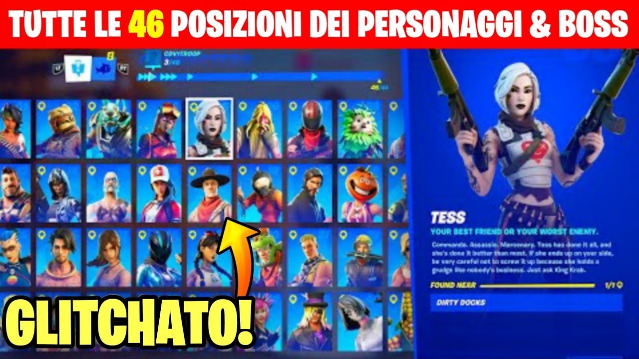 DOVE TROVARE TUTTI I 46 PERSONAGGI (BOSS/NPC) STAGIONE 6!!😍 - CAPITOLO 2 SEASON 6! - Fortnite ITA