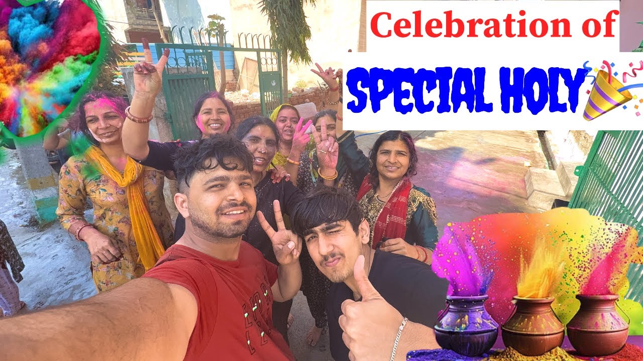 Holi Celebration 🎉🫟|| Full Vlog Video || by @ankushkhatanaa 