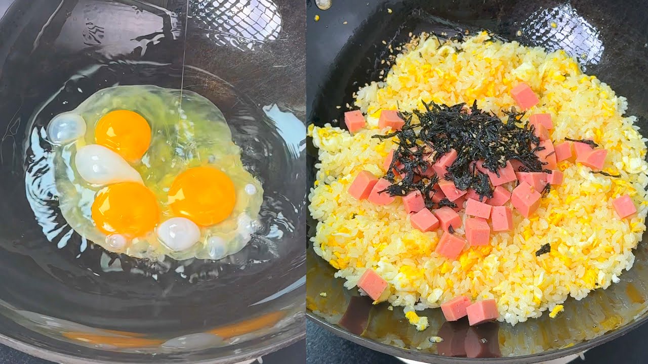 🍳 Японский vs корейский жареный рис — два подхода