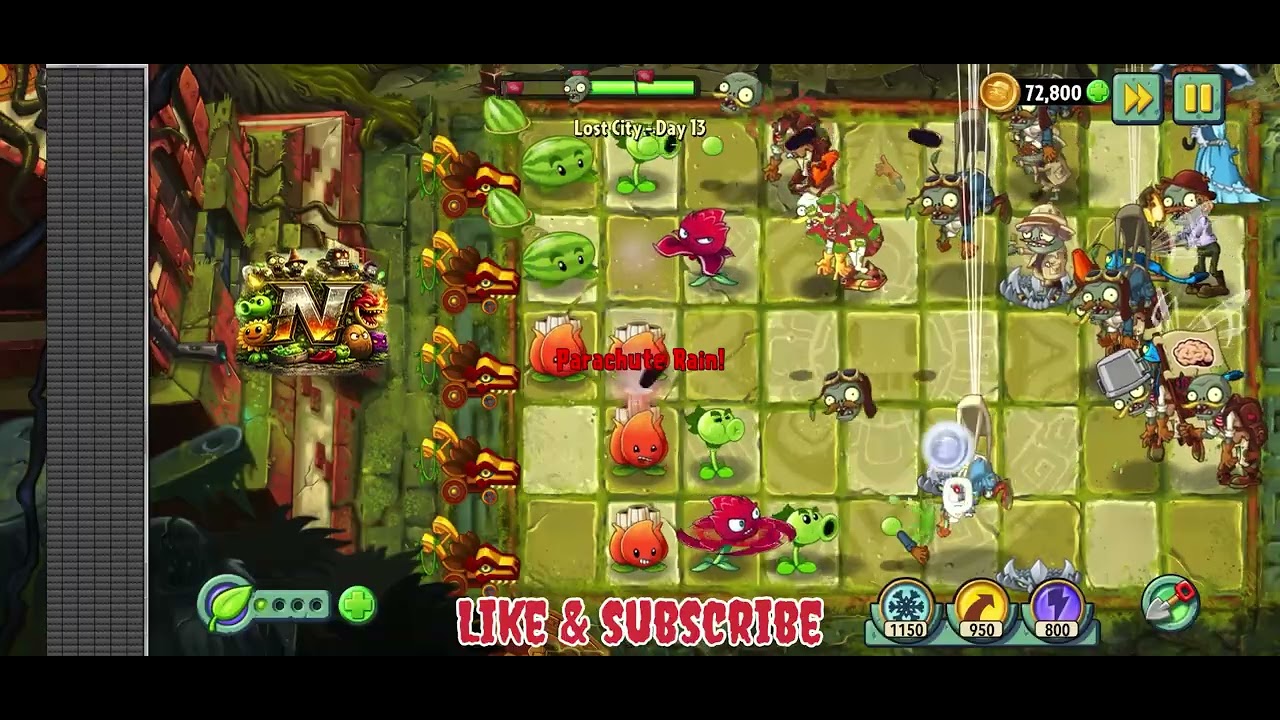 Plants Vs Zombies 2 | Day 13 Lost City | Get back to the vintage memories of Legendary Games