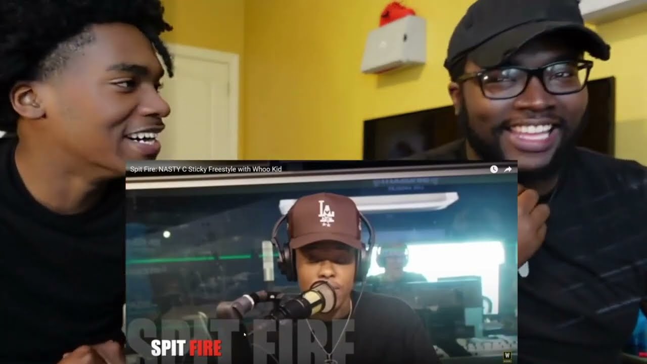 Spit Fire: NASTY C Sticky Freestyle with Whoo Kid | REACTION |