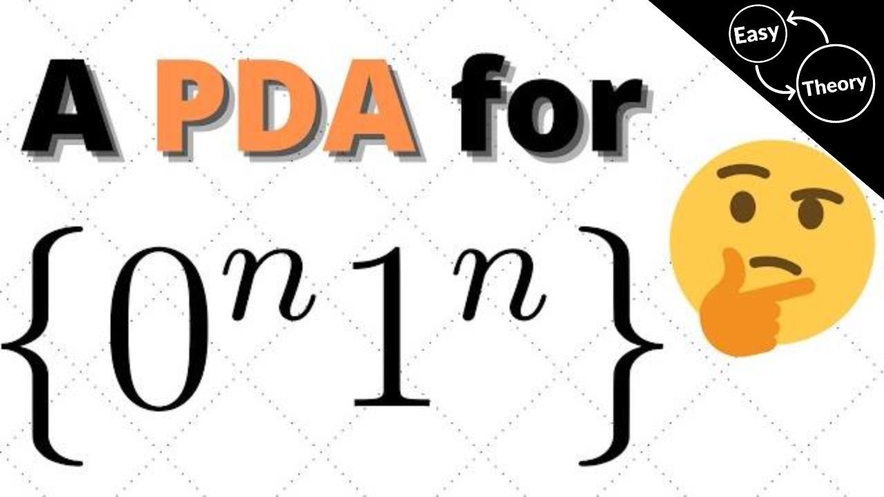 Пример автомата с магазинной клавиатурой (PDA): {0^n 1^n}