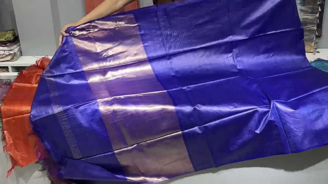 Silk mark certified Bhagalpuri Tussar silk saree/Mohey desi Latest Tussar silk designer saree