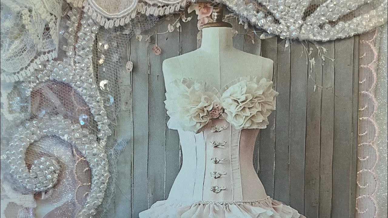 Pink Silk Atelier / Crystals and Pearls Kit Club from @OohLaLaVintageTreasures ~ Design Team Project