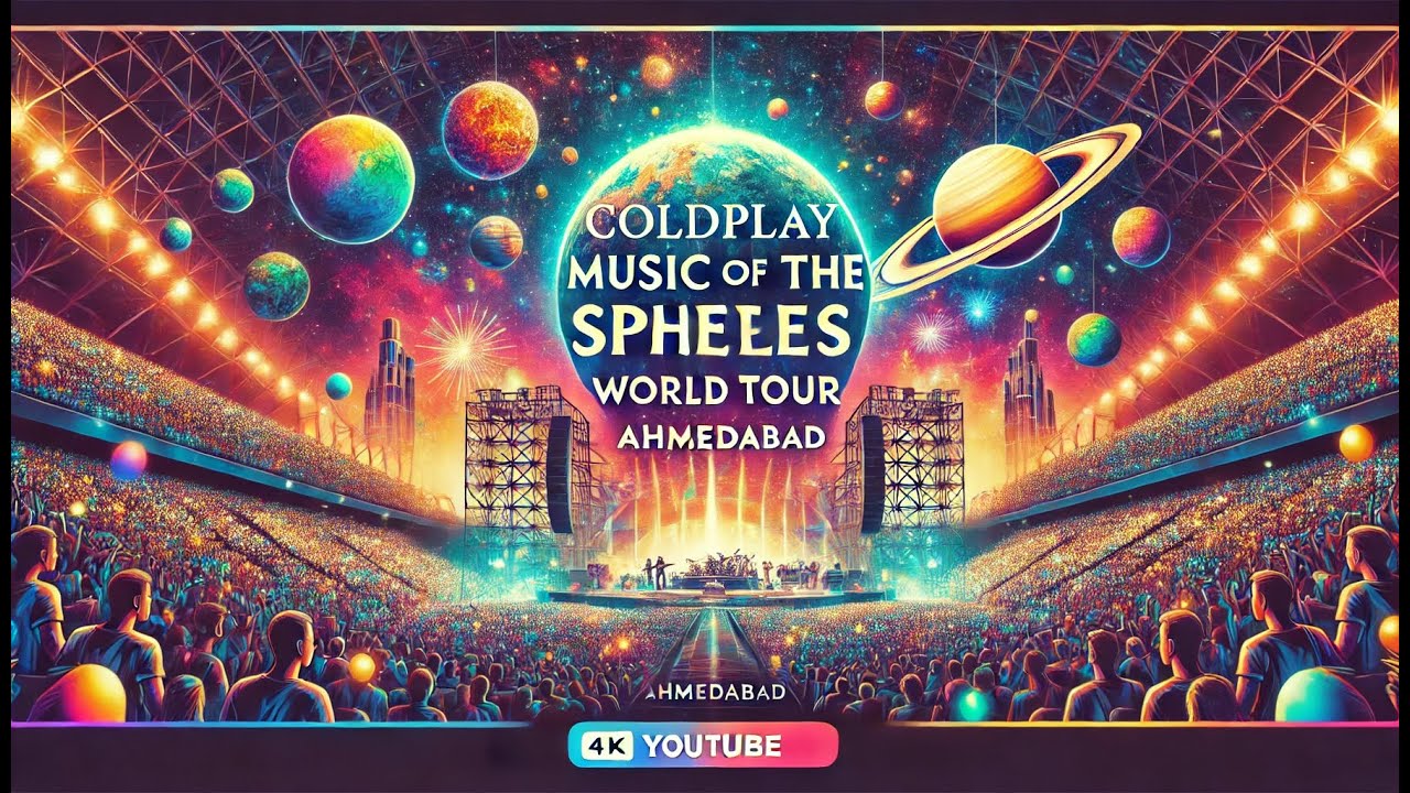 Coldplay Live In Ahmedabad 26-Jan FULL CONCERT 4K | BIGGEST EVER SHOW
