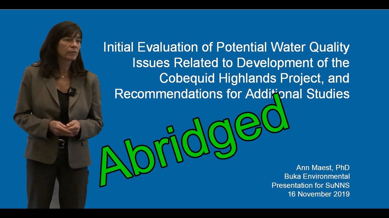 Effects of Gold Mines On Water Tables: Abridged Version #goldmines #environment #novascotia
