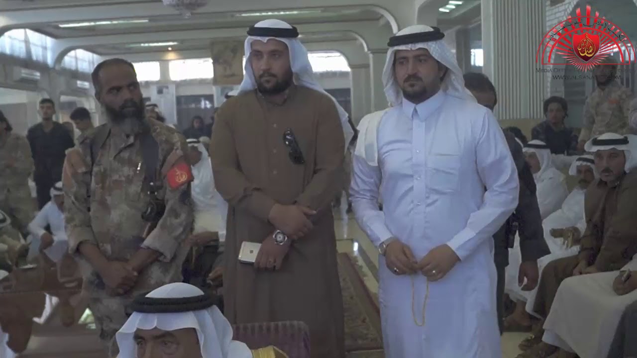 اجتماع قبلي  في قصر الشيخ حميدي الدهام الهادي يضم عشيرة الحسنة و السبعه والفدعان وجيس  وطي وشمر