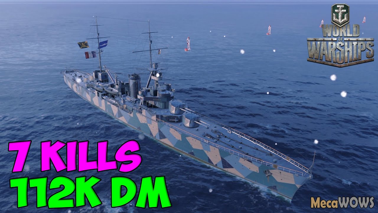 World of WarShips | Friant | 7 KILLS | 112K Damage - Replay Gameplay 4K 60 fps