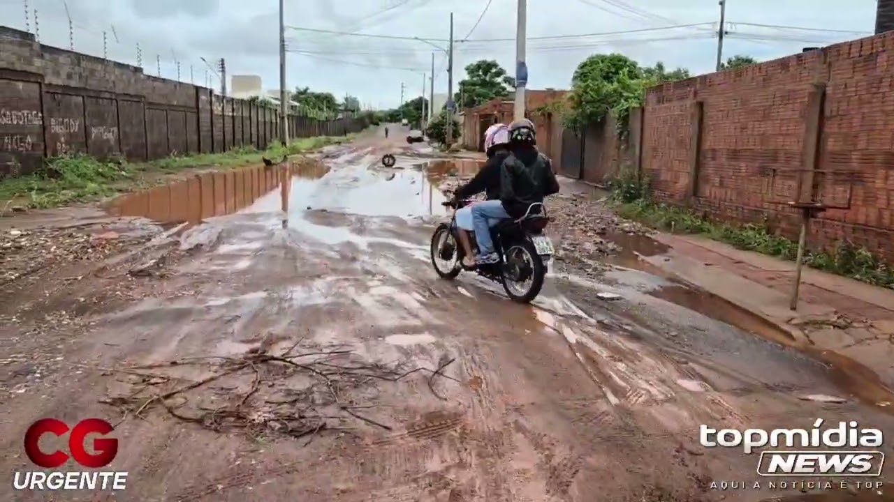 Moradores do Nossa Senhora das Graças sofrem com alagamentos e sujeira a cada chuva