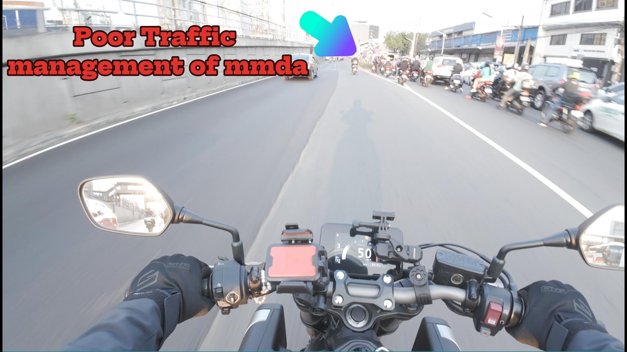 CB650R Manila Rush hour MMDA Fails to regulate traffic