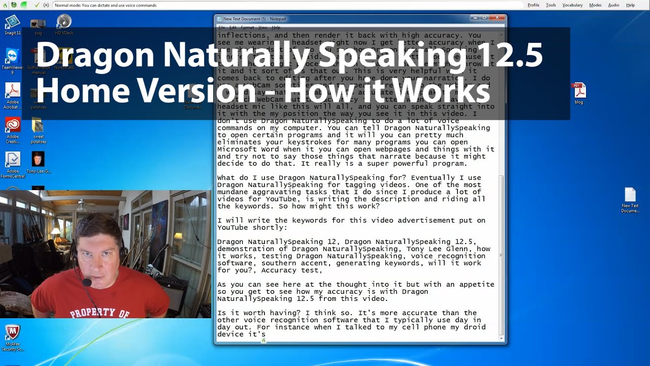 Dragon NaturallySpeaking 12.5 Home Version - How it Works