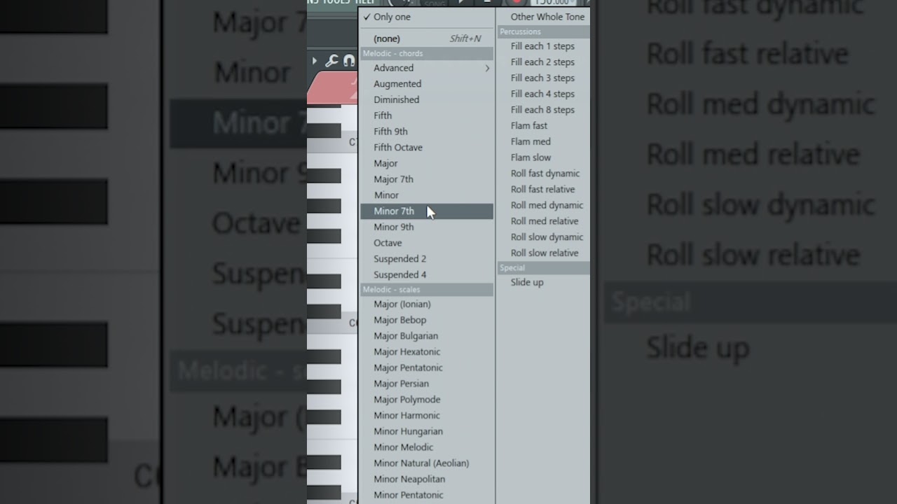 Como hacer ACORDES en 20 SEG. en  FL STUDIO 🥭