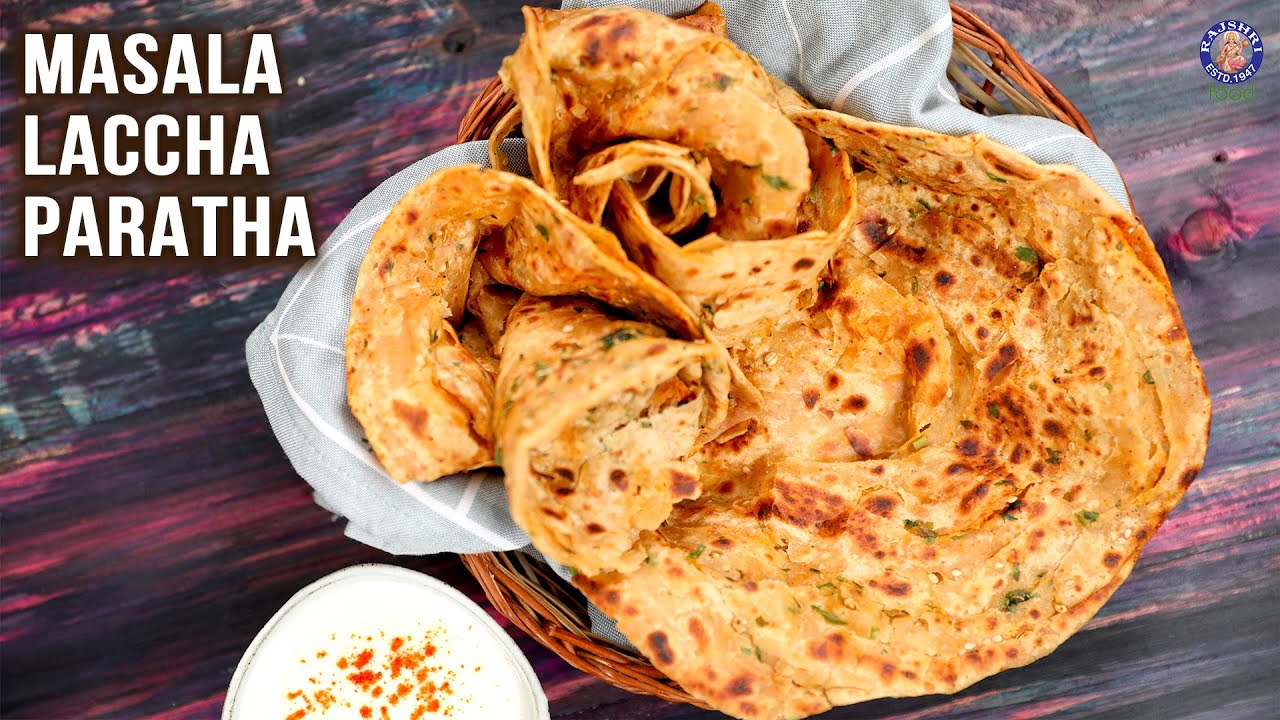 Masala Laccha Paratha Recipe | Laccha Paratha With Wheat Flour | Layered Crispy Paratha | Meal Ideas