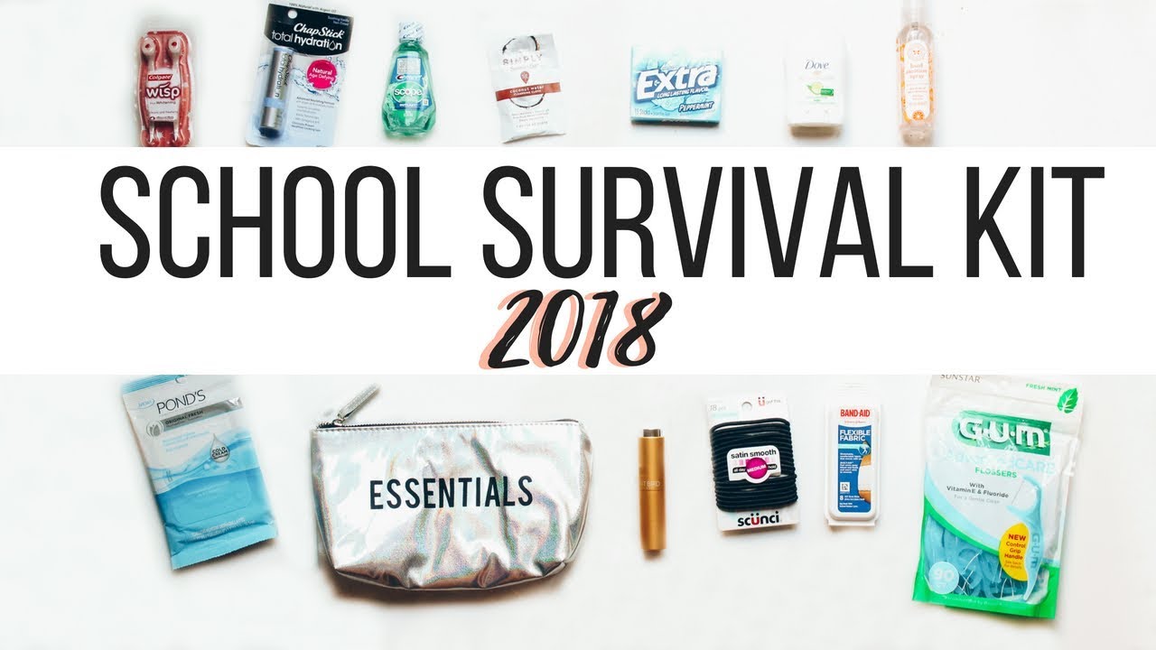 BACK TO SCHOOL ESSENTIALS + DIY SURVIVAL KIT GIVEAWAY 2018