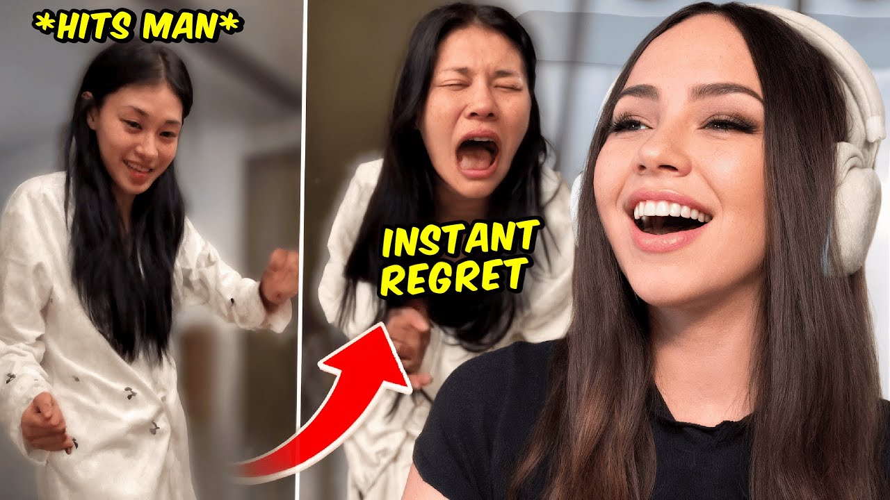 Woman Hits Man and INSTANTLY Regrets Her Decision!