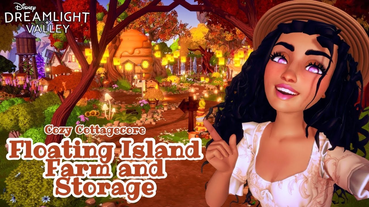 Я ПРЕВРАТИЛ ЭТОТ ПЛАВАЮЩИЙ ОСТРОВ В ИДЕАЛЬНУЮ ФЕРМУ И ХРАНИЛИЩЕ В СТИЛЕ COTTAGECORE 🌻🤎 | Dreamlig...