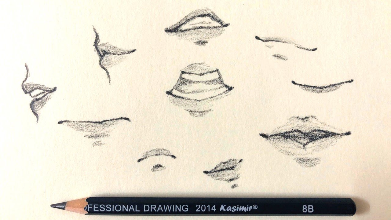 رسم فم الأنمي || How to Draw Anime Mouth