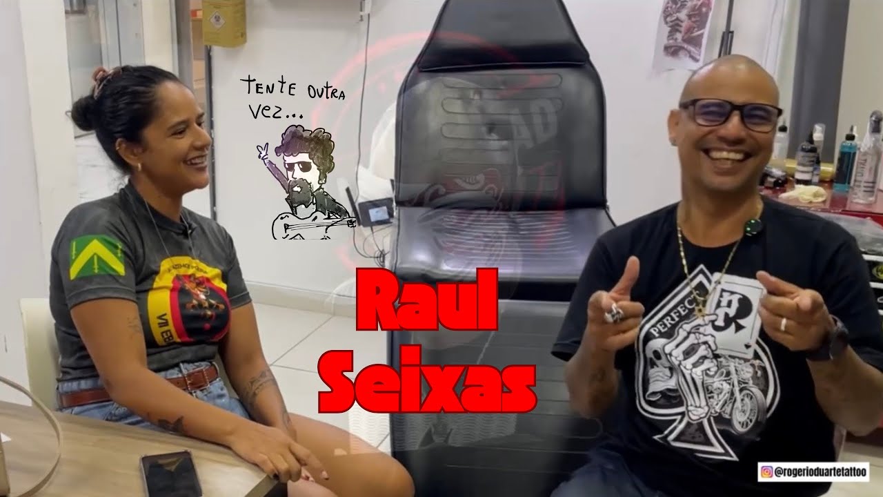 Raul Seixas marcado na pele, liberdade marcada na alma. 