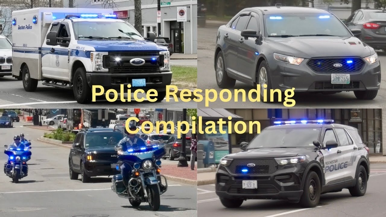 Police Cars Responding Compilation Volume 3