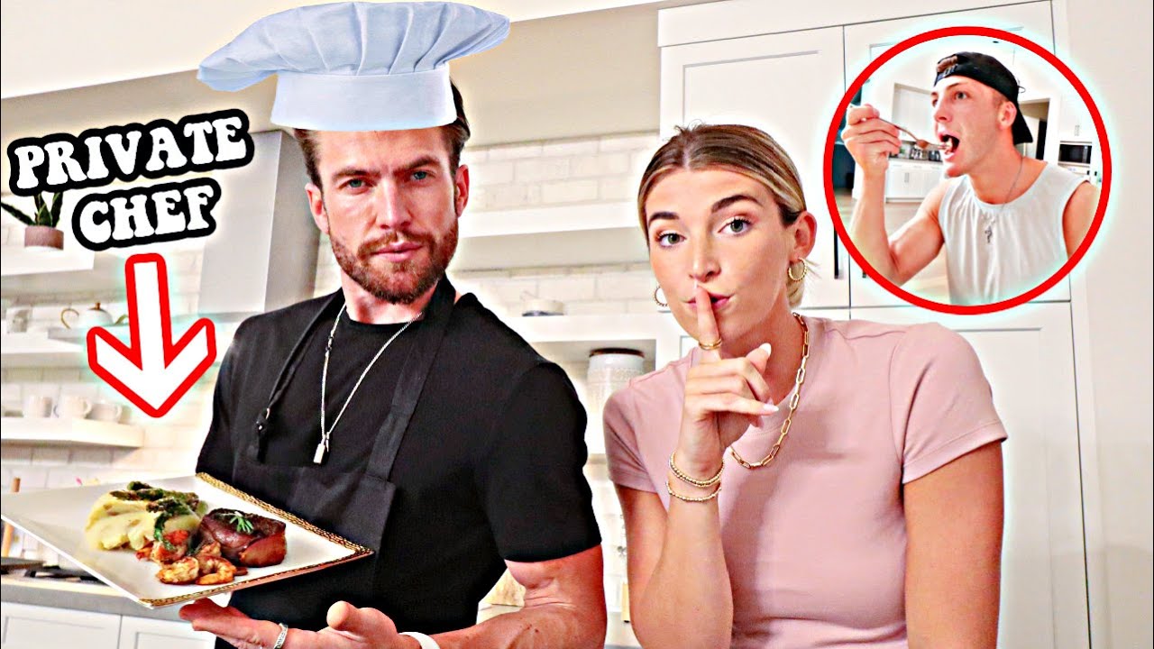Hiring a Private Chef and Pretending I Cooked it Prank On Husband!!