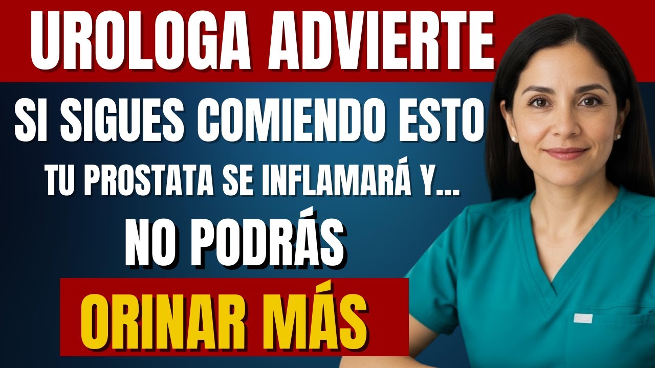 El verdadero enemigo de tu PRÓSTATA son estos 3 alimentos que comes todos los días (y no lo sabías)