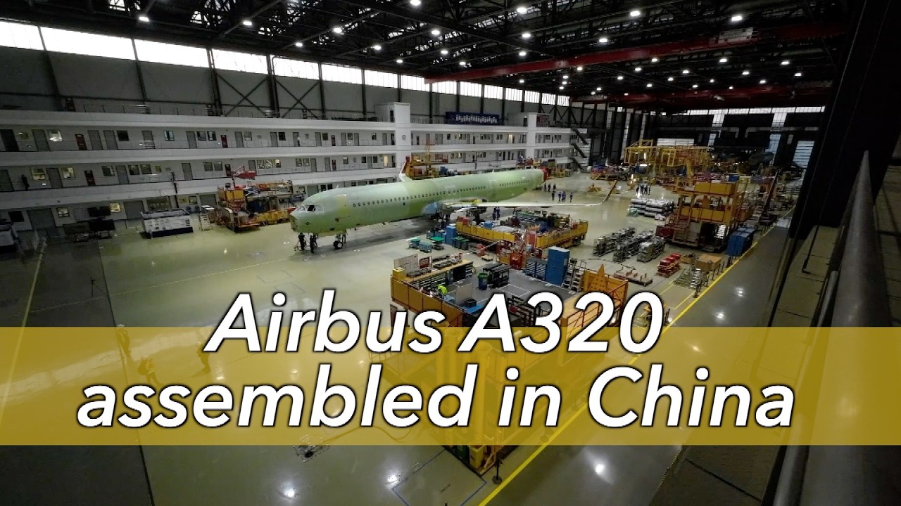 Airbus поставила первый самолет A320 с новой сборочной линии в Тяньцзине, Китай