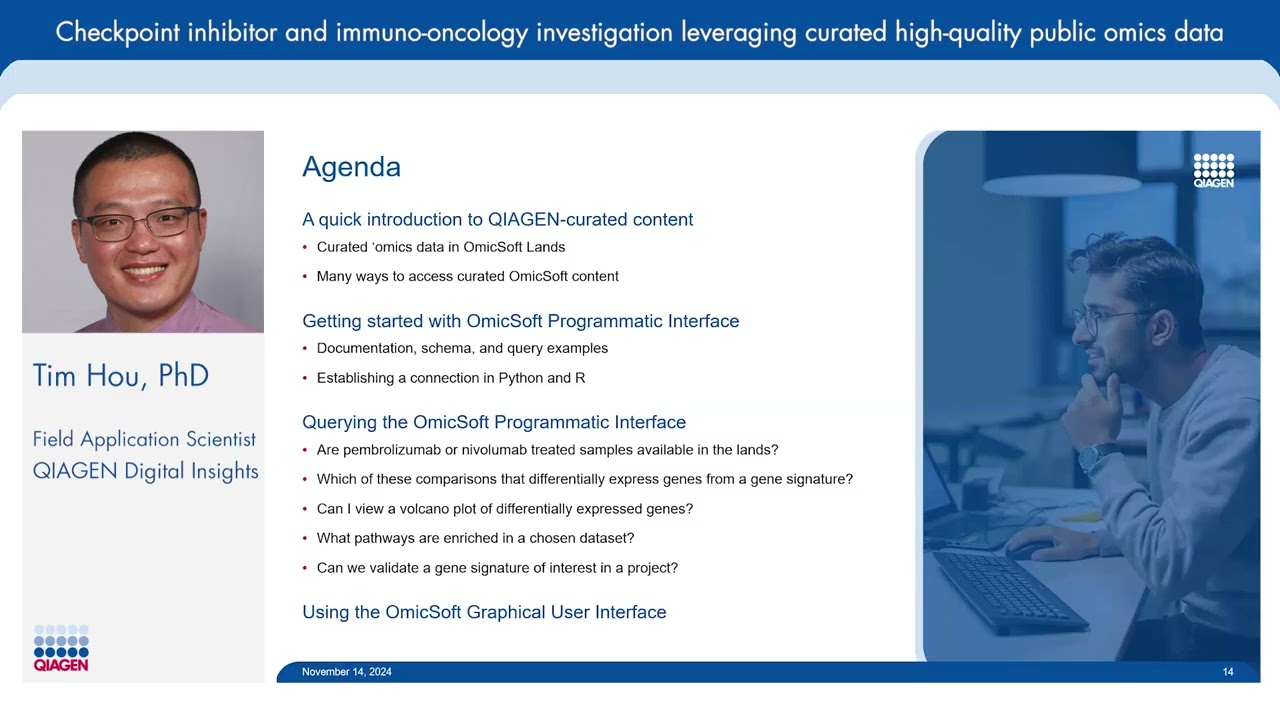 Checkpoint Inhibitor & Immuno-Oncology Investigation Using Curated High-Quality Public Omics Data