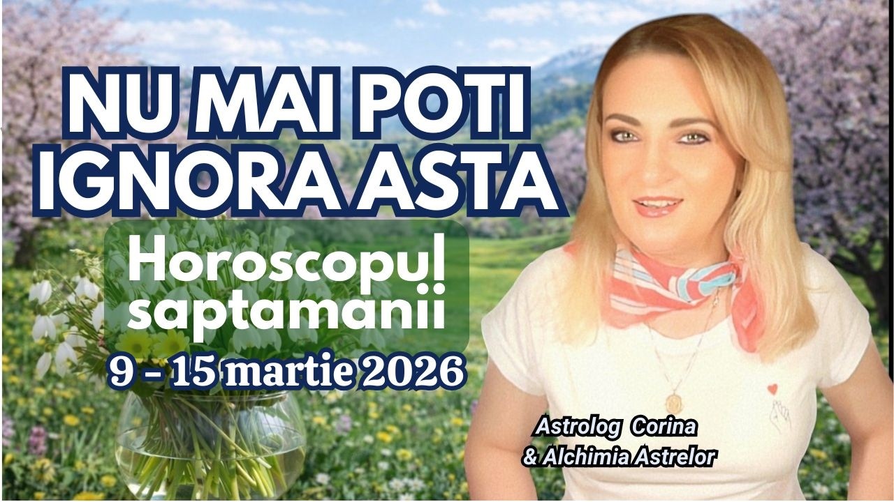 SCHIMBARI PENTRU TOATE ZODIILE | Horoscopul saptamanii 9 - 15 martie 2026