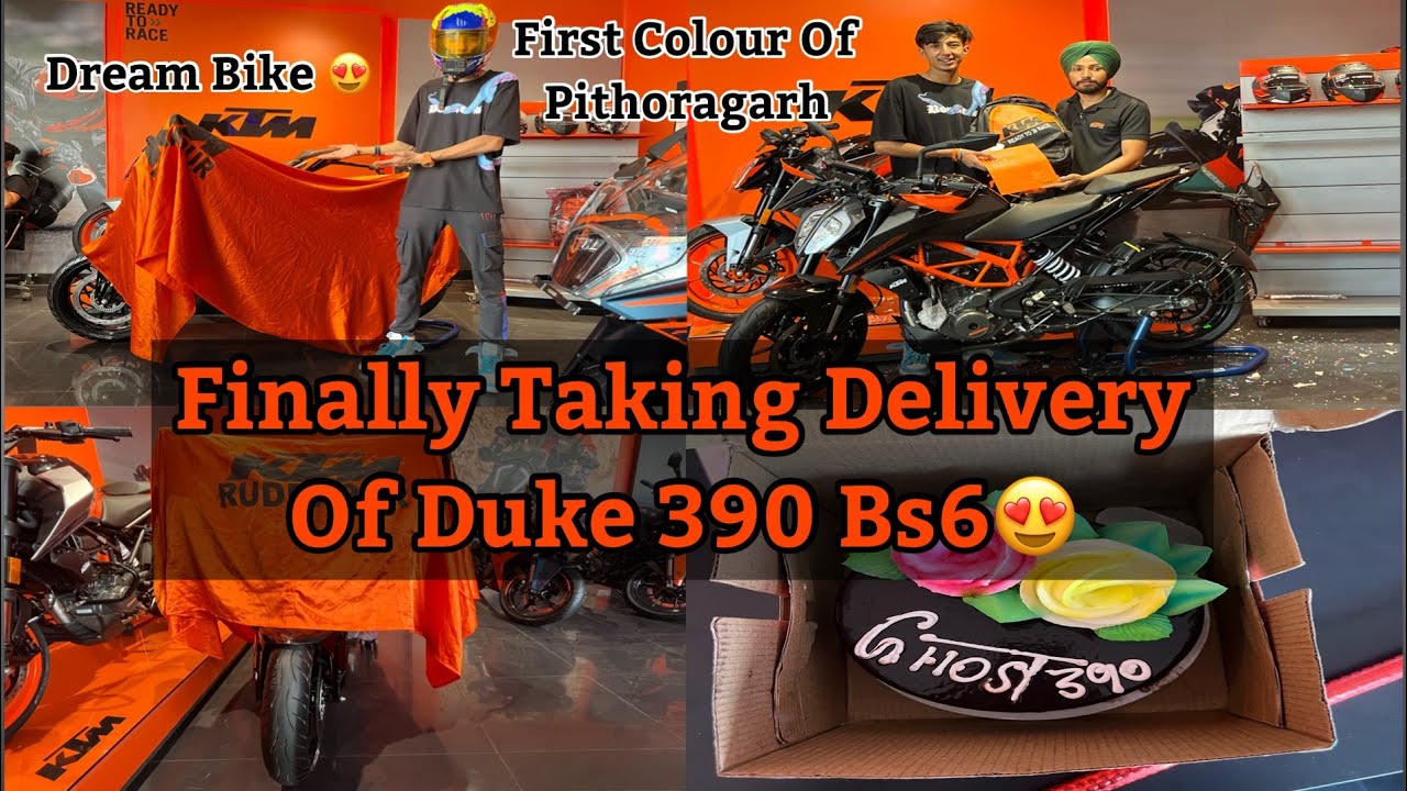 Finally Taking Delivery Of Duke390 bs6 2022 New Colour😍. 