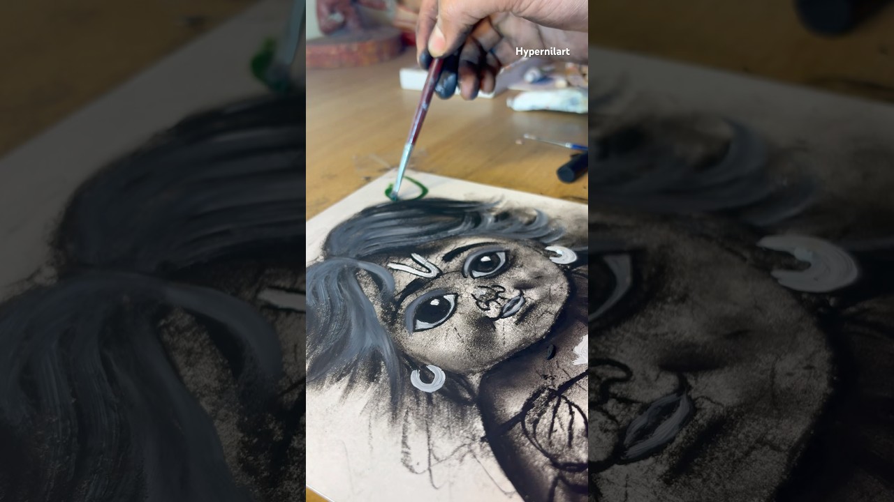 Little krishna drawing 🥰😍 