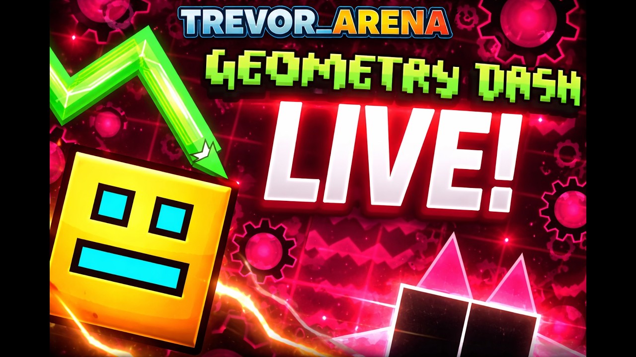 GEOMETRY DASH LIVE – INSANE LEVELS & NO MERCY!