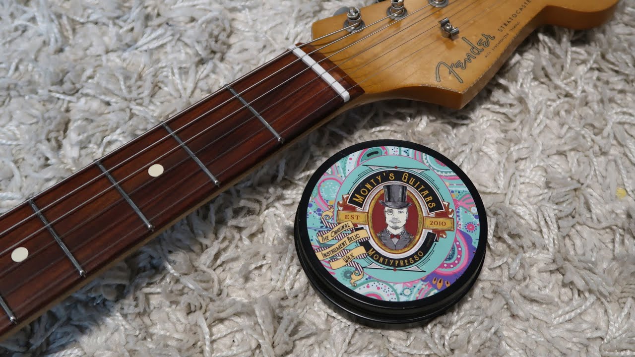 Montypresso Wax to DARKEN a PAU FERRO Fretboard (Fender RW 60s Strat)