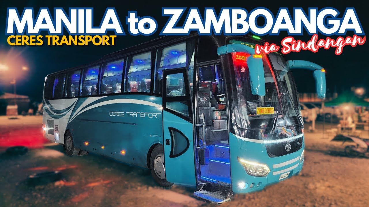 Pinakamahabang bus ride from Manila/Cubao to Zamboanga City, Mindanao via Sindangan | Ceres
