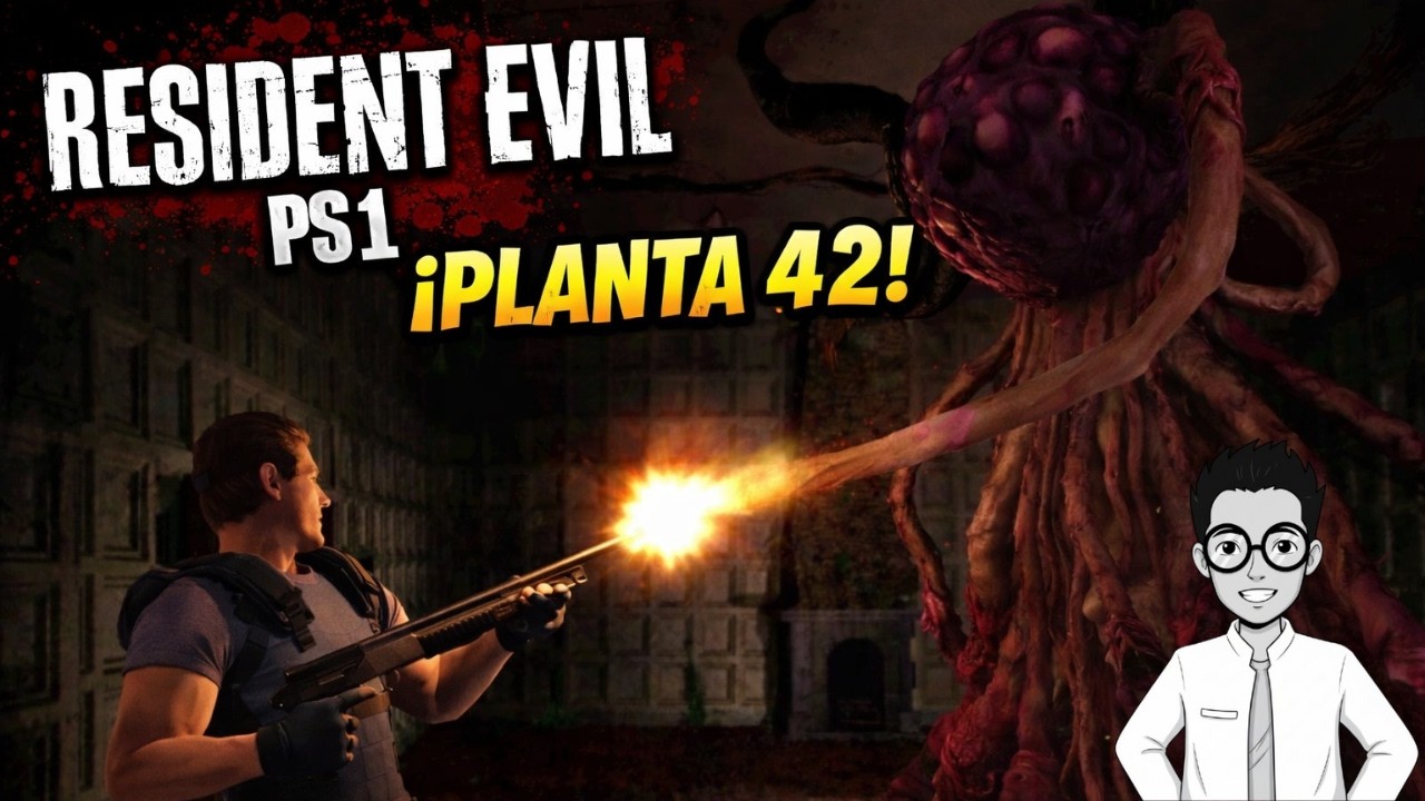 ¡EL TERROR DE LA GUARDERÍA! 🌿💀 Derrotando a la PLANTA 42 en Resident Evil 1