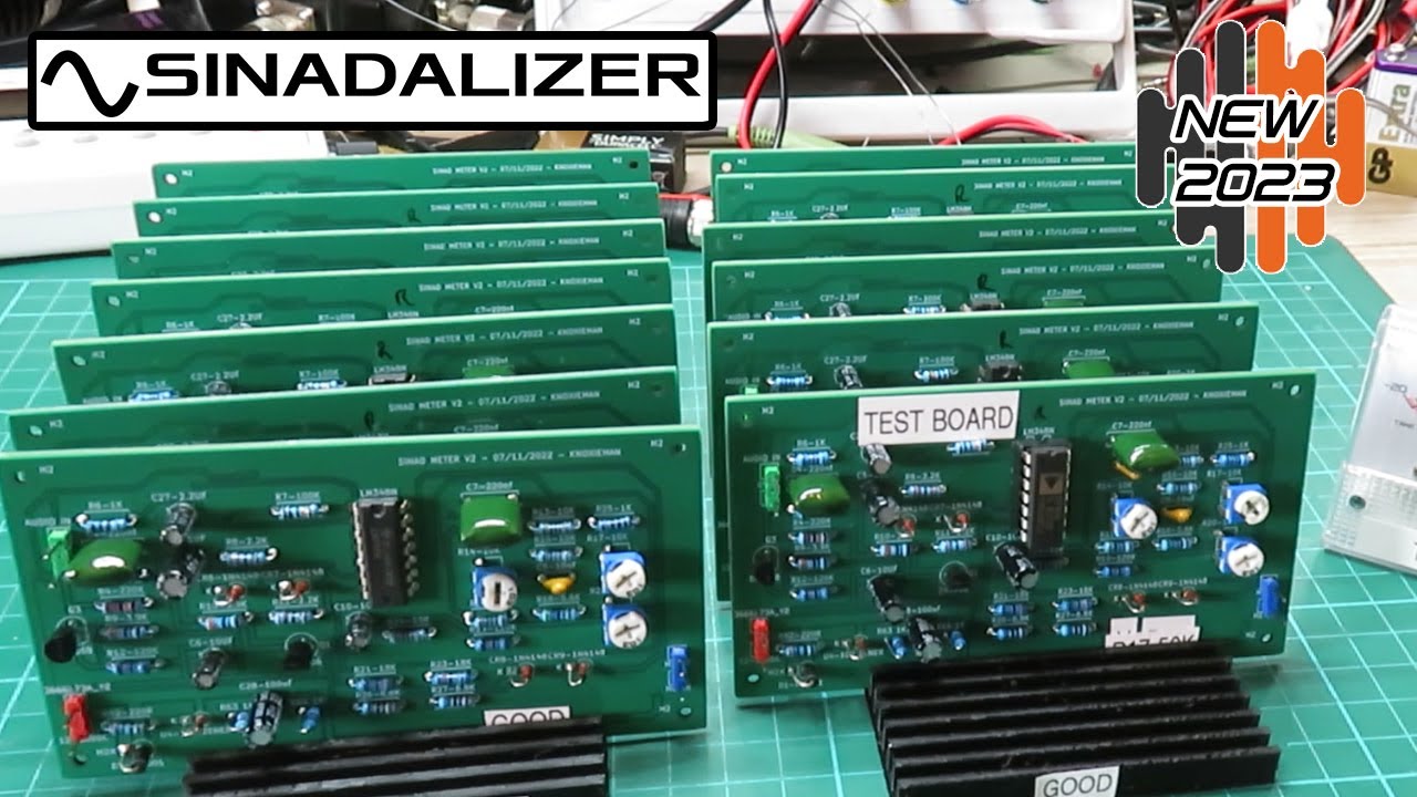More Sinad Meters Available - Pick your Colour - Calibration Explained and Test
