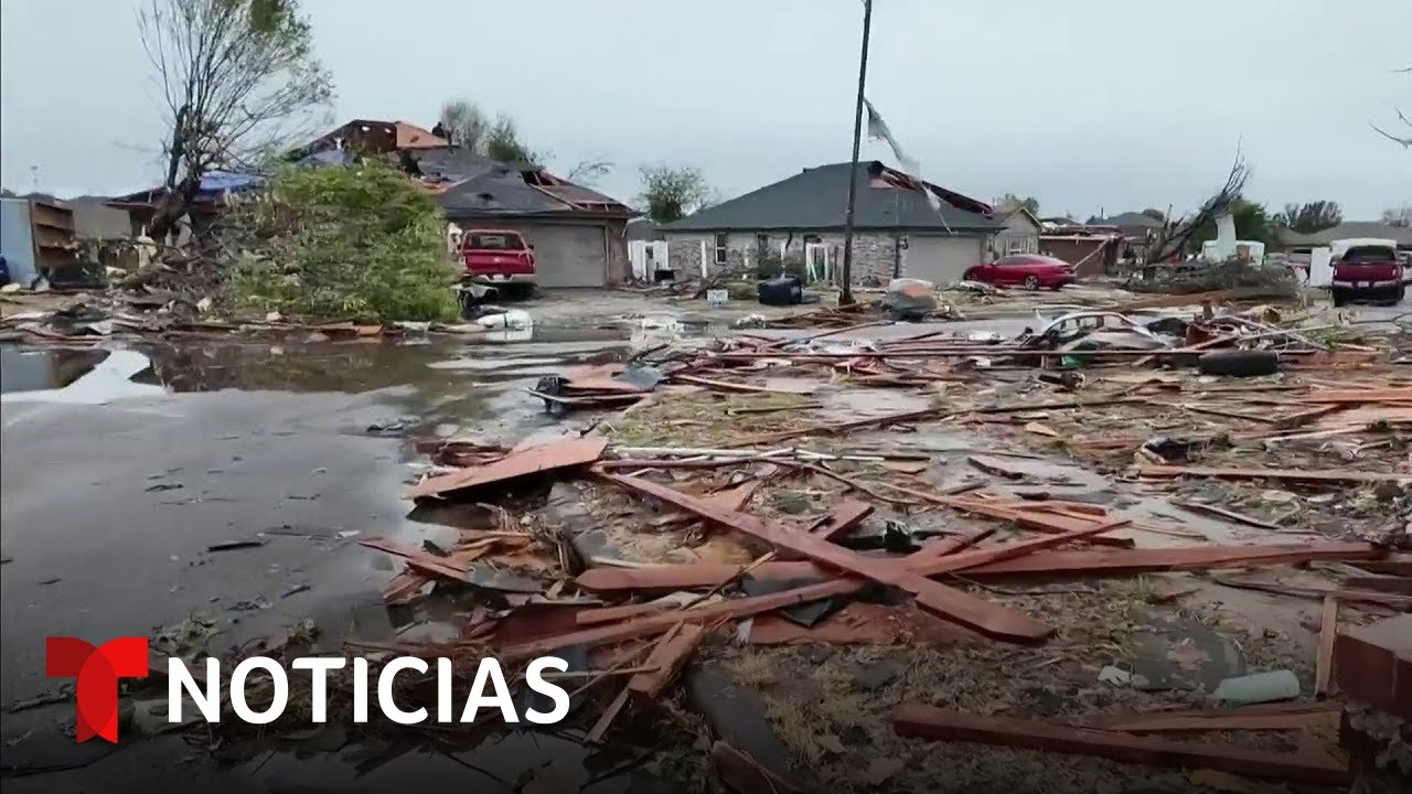Tornados y tormentas severas dejan al menos 11 heridos en Oklahoma | Noticias Telemundo