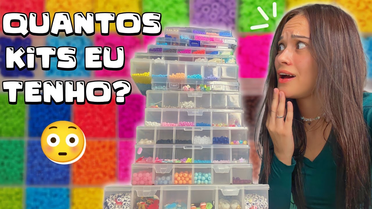 TOUR POR TODOS OS MEUS KITS DE MIÇANGAS | + de R$2000 em miçangas😱