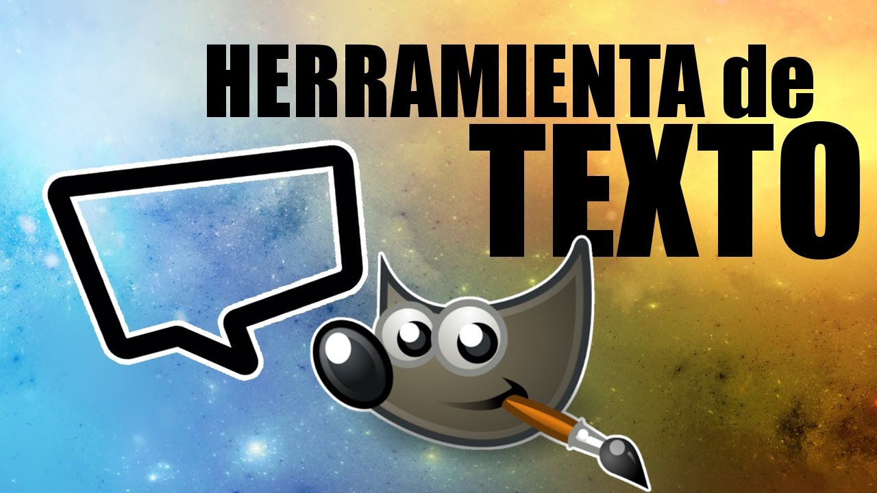 GIMP | Herramienta TEXTO | PRINCIPIANTES