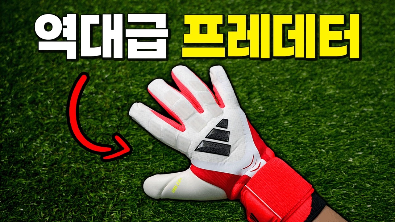 역대급 갱신했다는 아디다스 신상 골키퍼장갑 - 프레데터 프로 리뷰