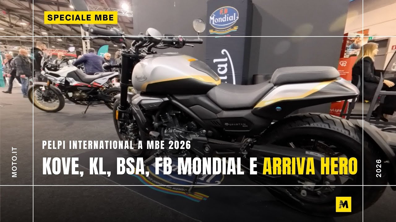 Arriva Hero! Ecco le novità Kove, KL, BSA e FB Mondial a MBE 2026