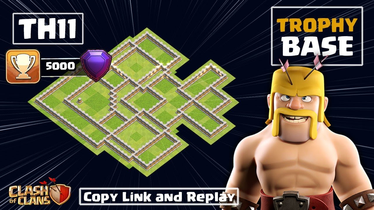 Base TH11 Leo rank Huyền thoại thủ 1 sao th&aacute;ng 3 2022 Clash of clans | Akari Gaming