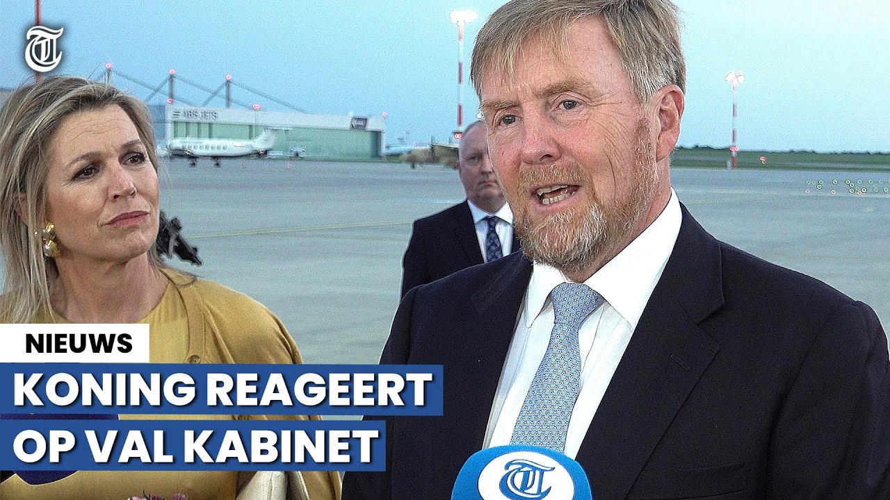 Koning na val kabinet: ‘Raar om Nederland te verlaten’