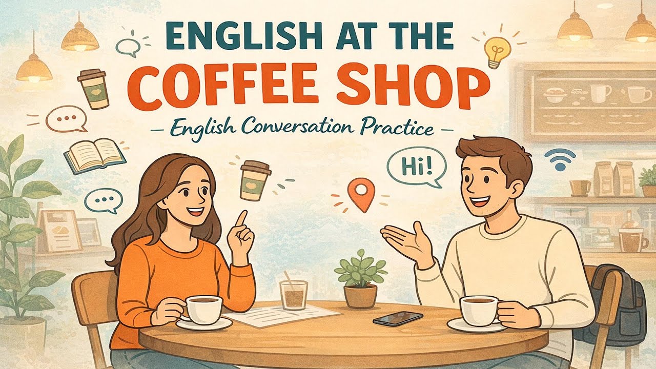 Learn Coffee Shop English in Real Life | Speak Confidently Today | English Podcast