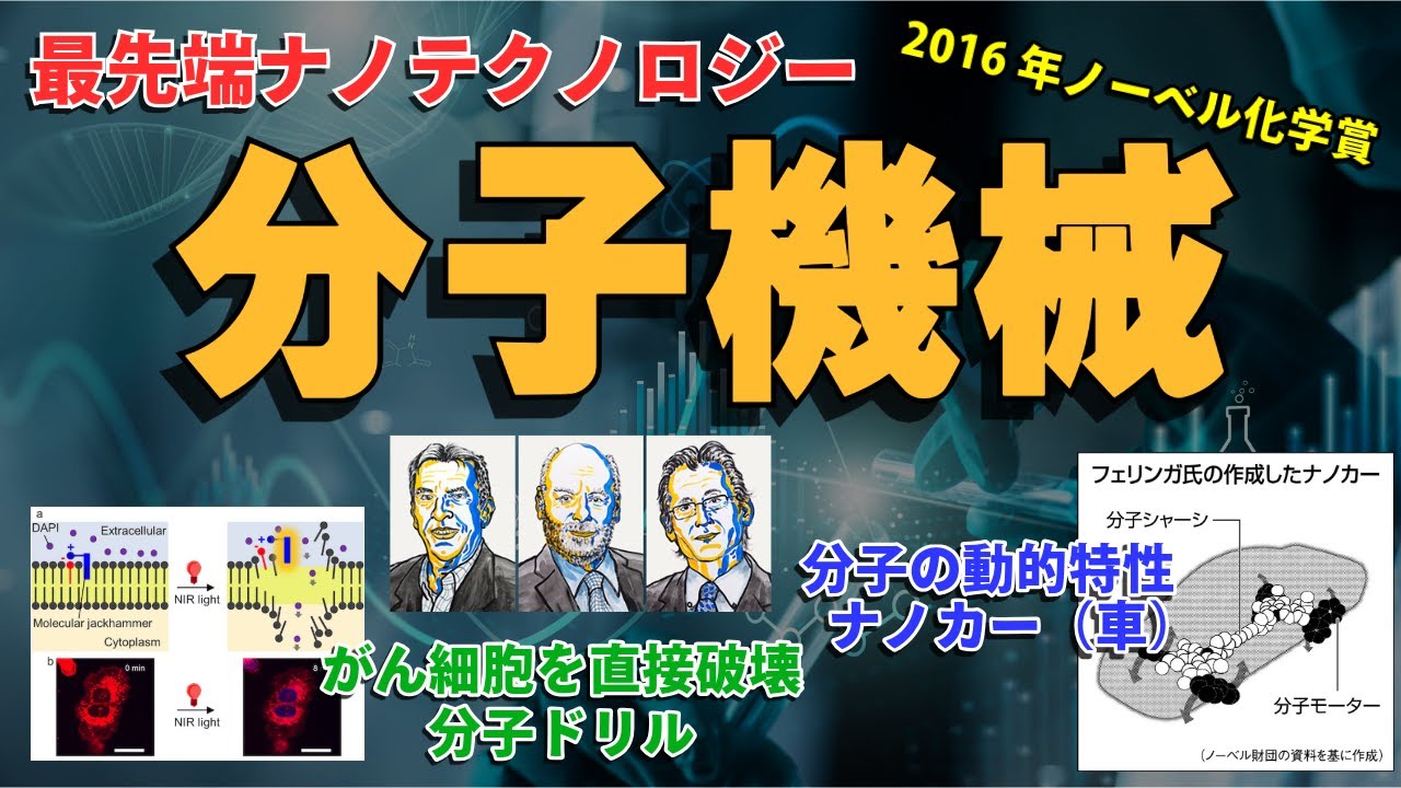 これが未来の医療革命？がん細胞を分子ハンマーで破壊！『分子機械』入門