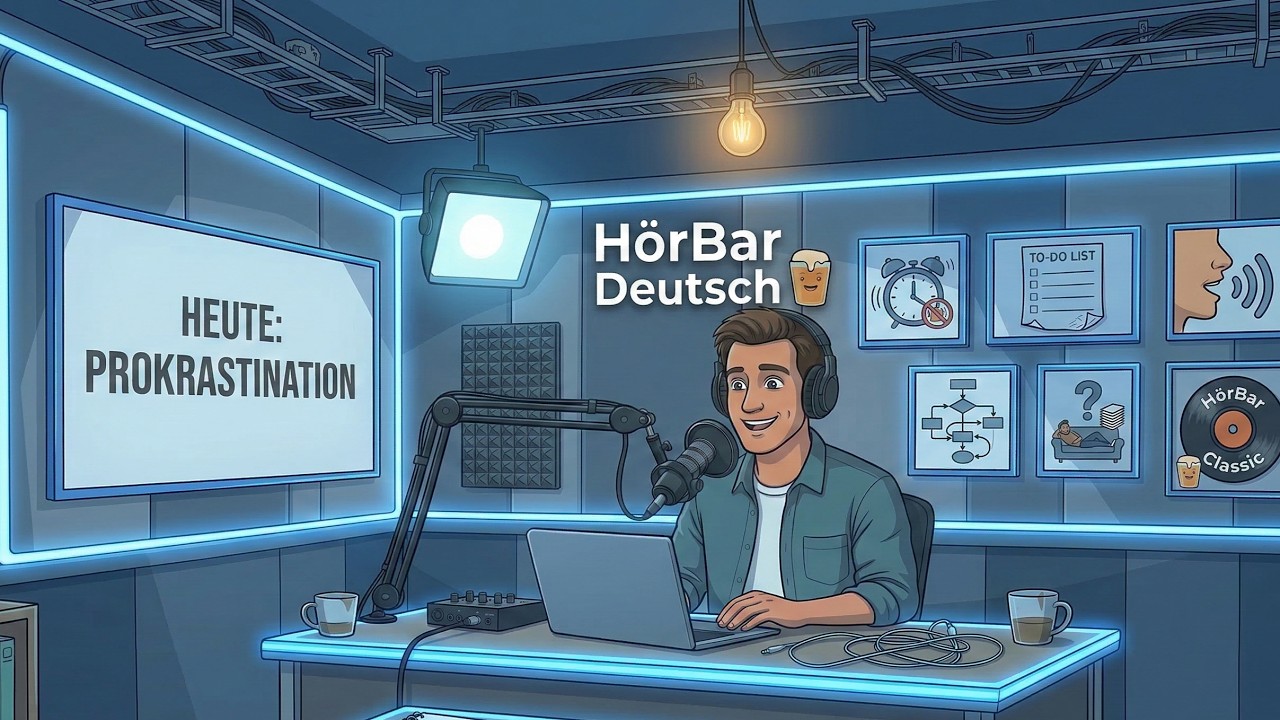 B2-C1 Deutsch: Die Psychologie der Prokrastination. Morgen ist auch noch ein Tag? | HörBar Deutsch