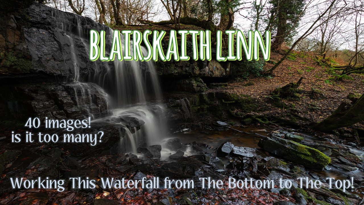 Blairskaith Linn Waterfall creating 40 images #builtforwinter #vallerret #landscapephotography