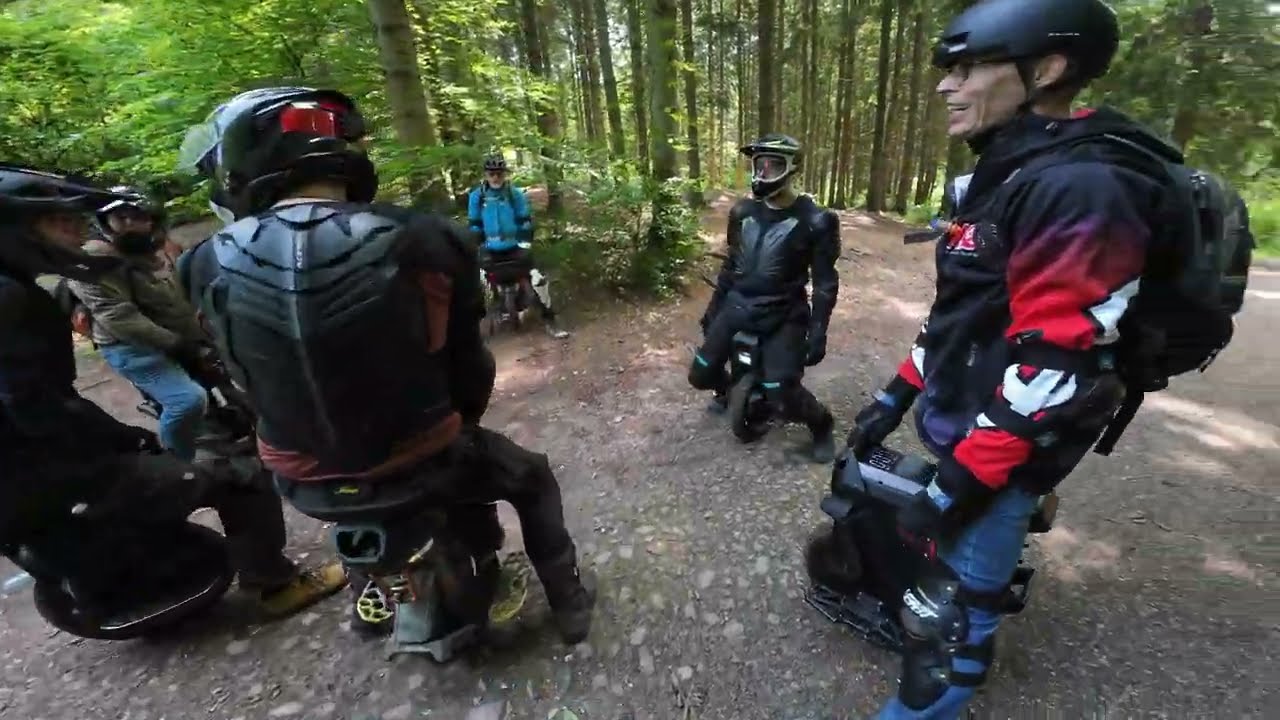 EUC group ride in Hareskov