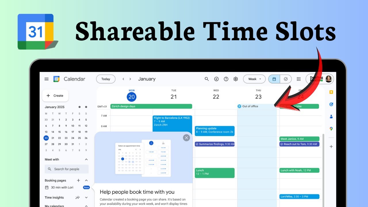How to create booking pages in Google Calendar
