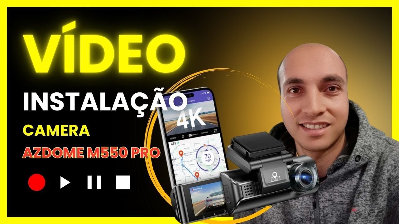 Como instalar câmera AzDome m550 pro, rápido e fácil