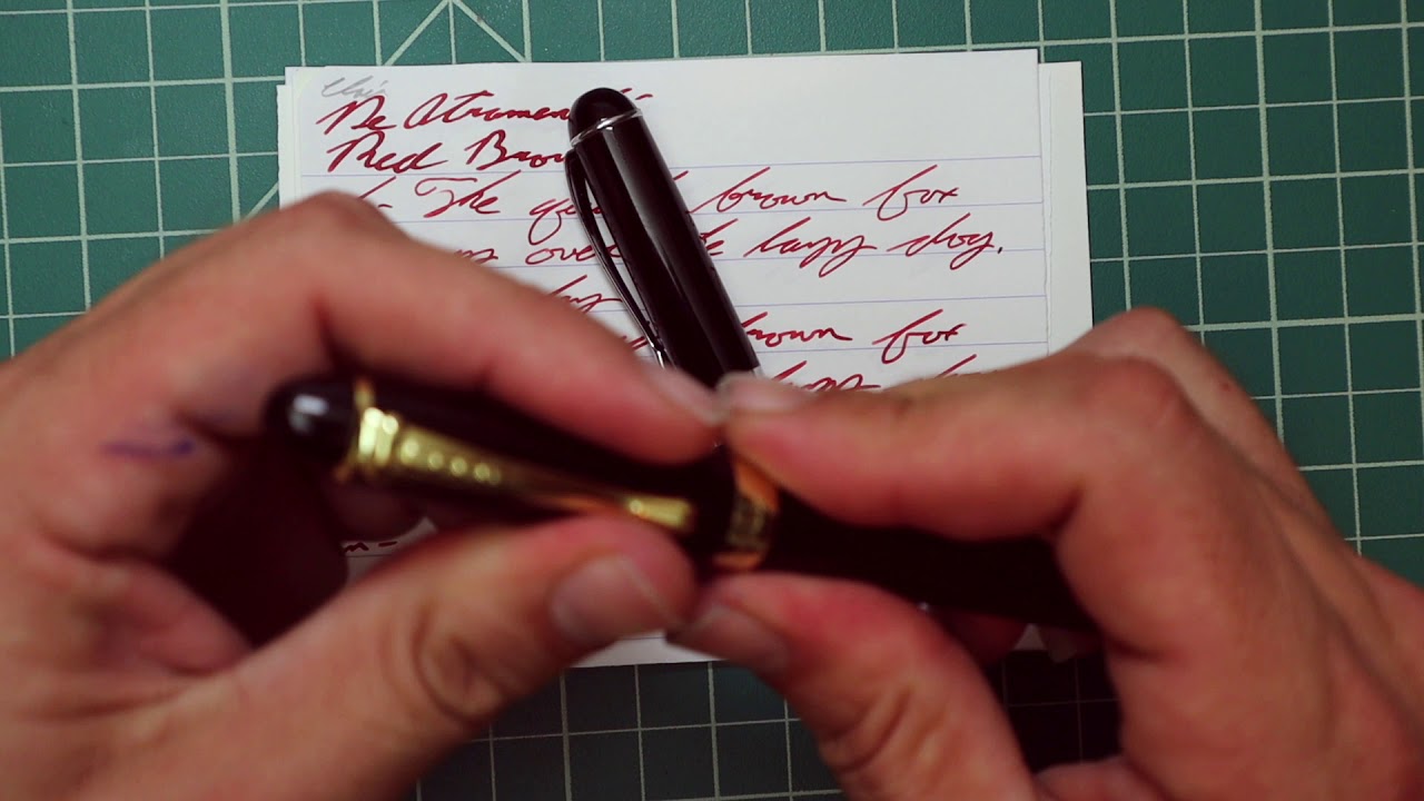 De Atramentis Red Brown Fountain Pen Ink 